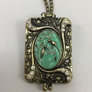 New Bird Locket Necklace